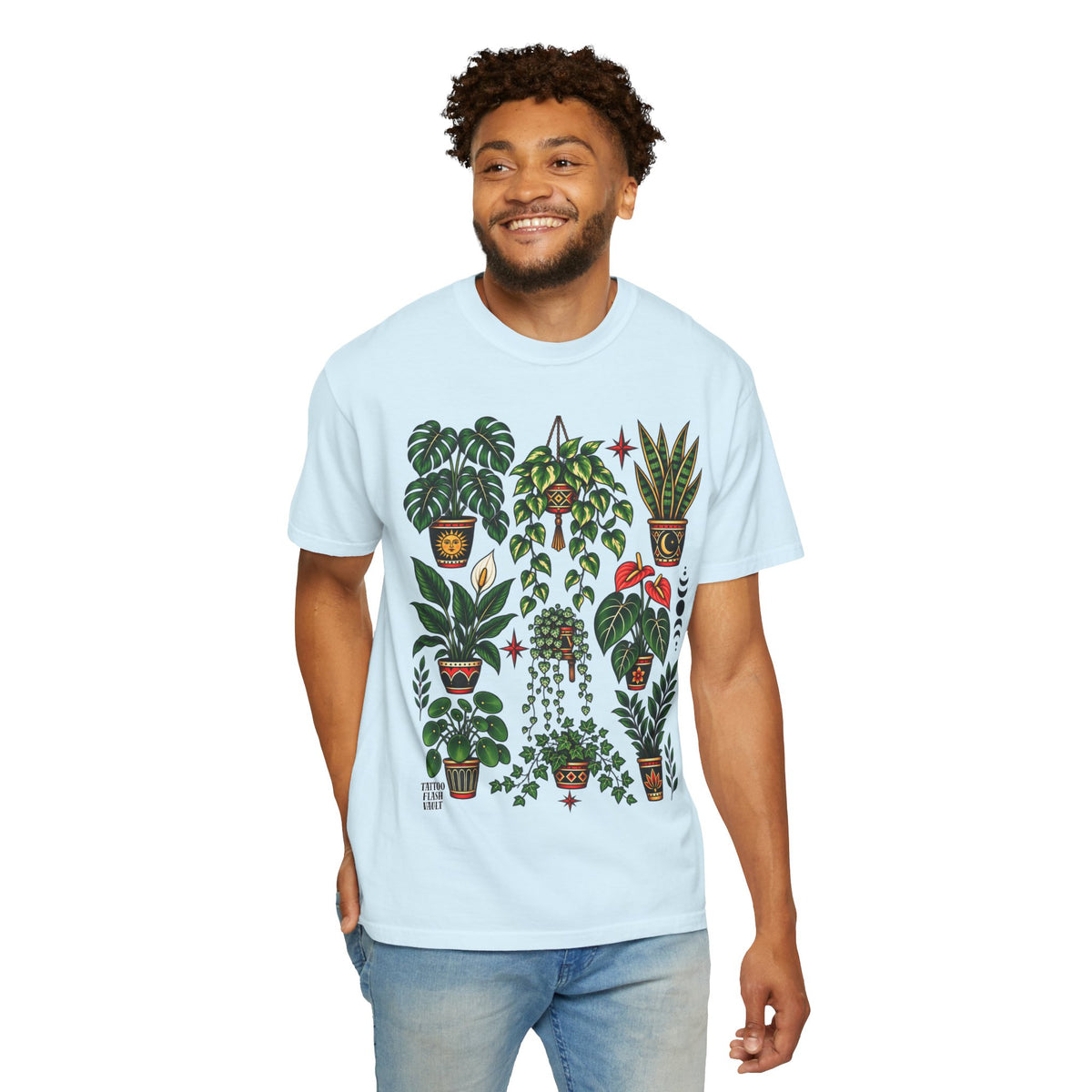 Houseplant Tattoo Flash T-Shirt