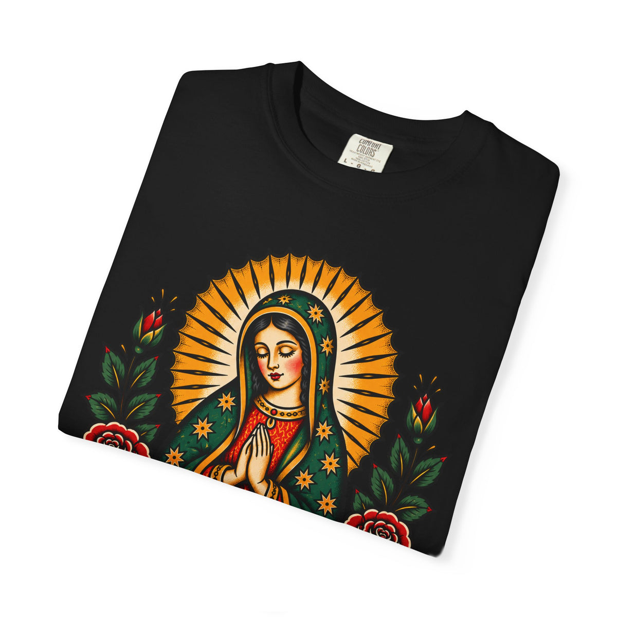 Our Lady of Guadalupe Tattoo Flash T-Shirt
