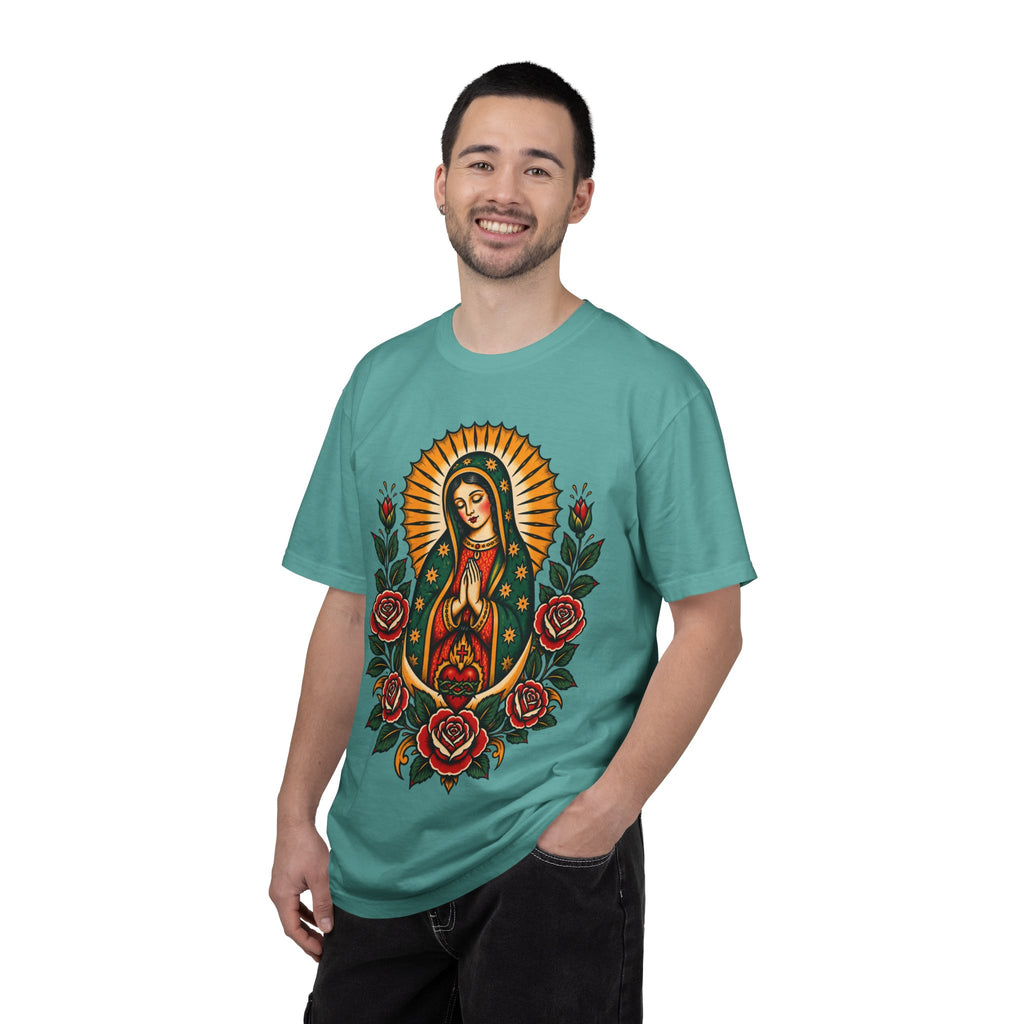 Our Lady of Guadalupe Tattoo Flash T-Shirt
