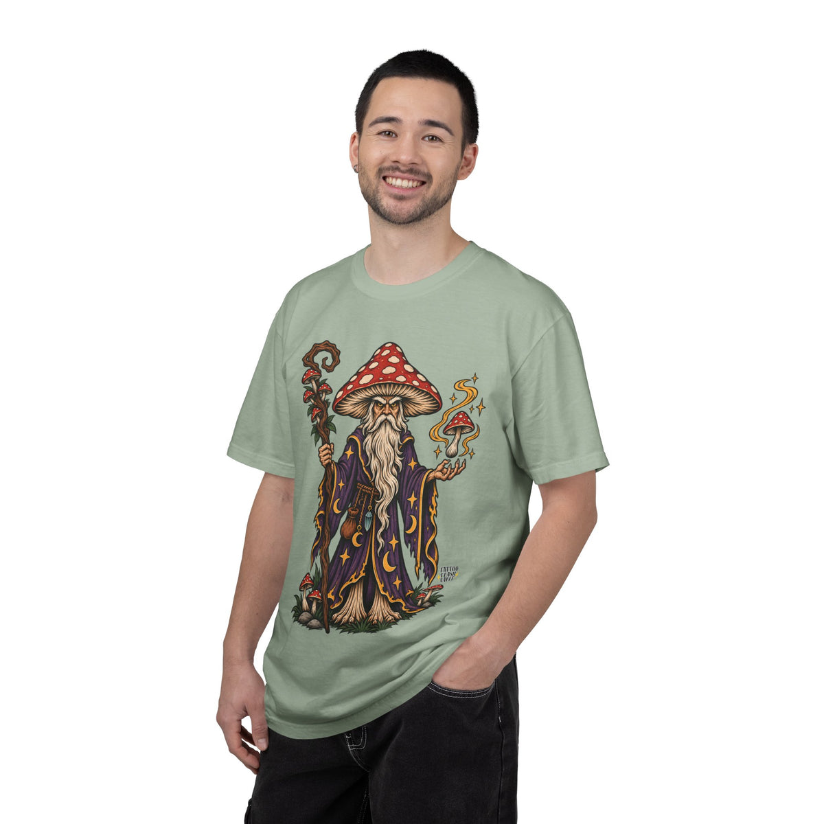Amanita Mushroom Wizard T-Shirt