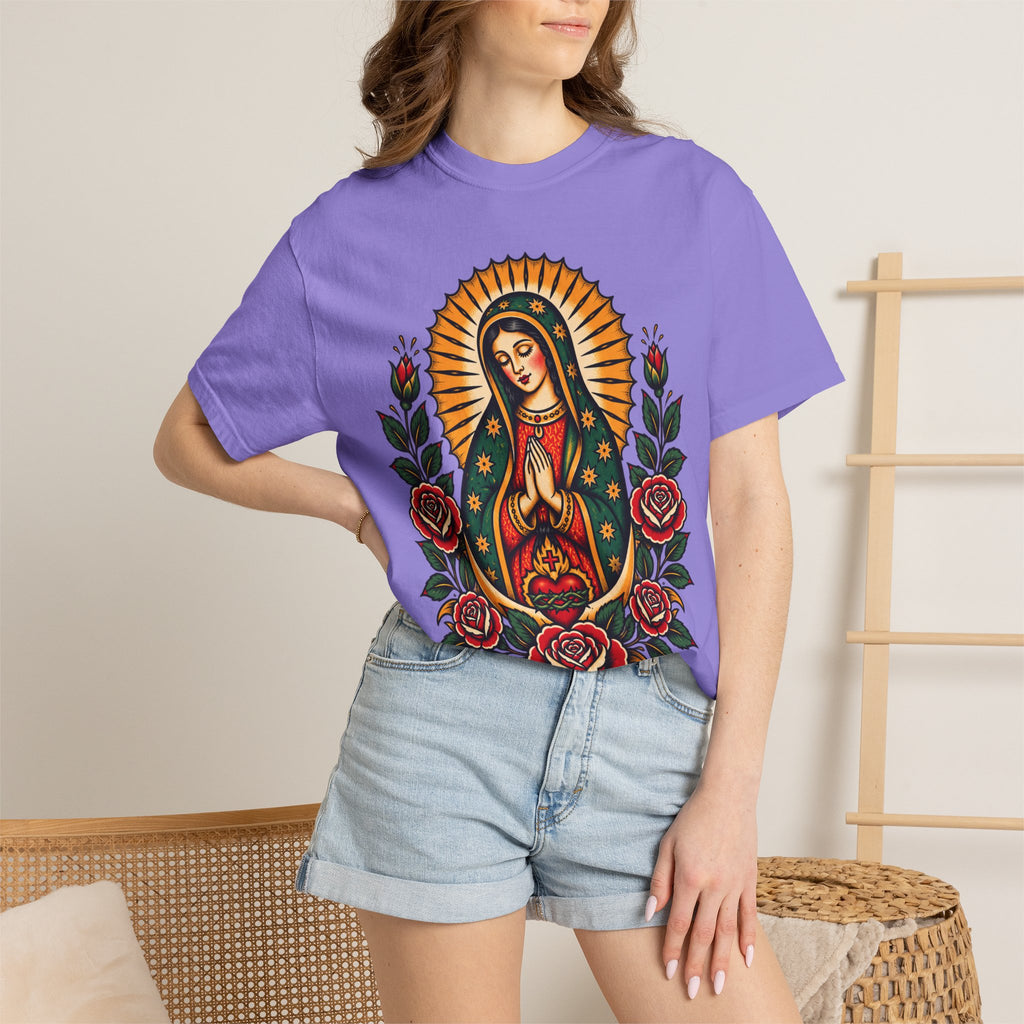 Our Lady of Guadalupe Tattoo Flash T-Shirt
