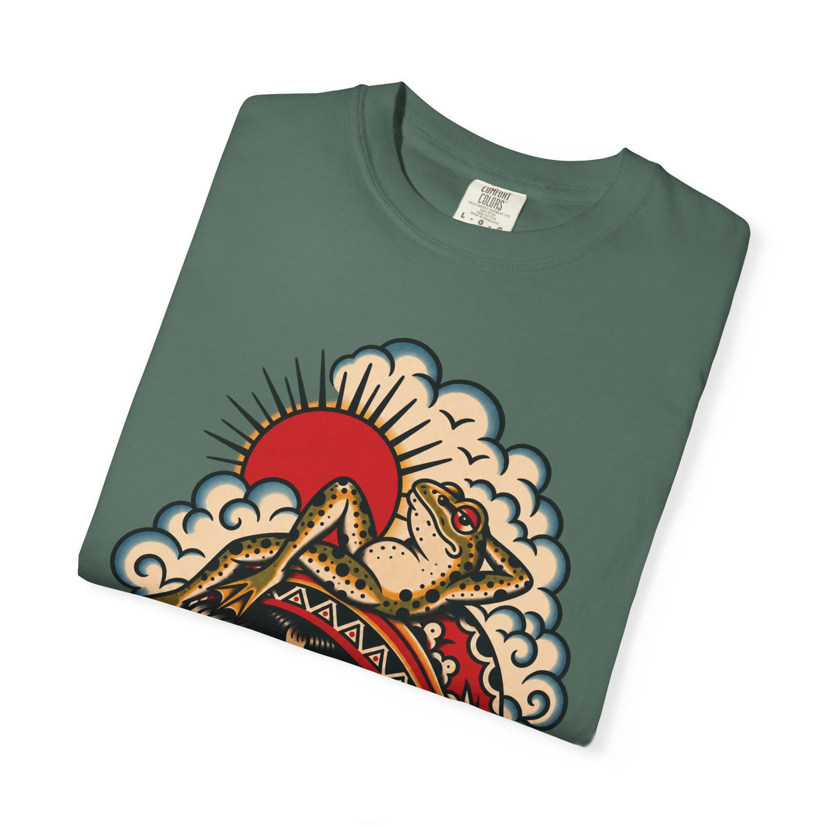 Frog & Lady of The Lake Tattoo Flash T-Shirt