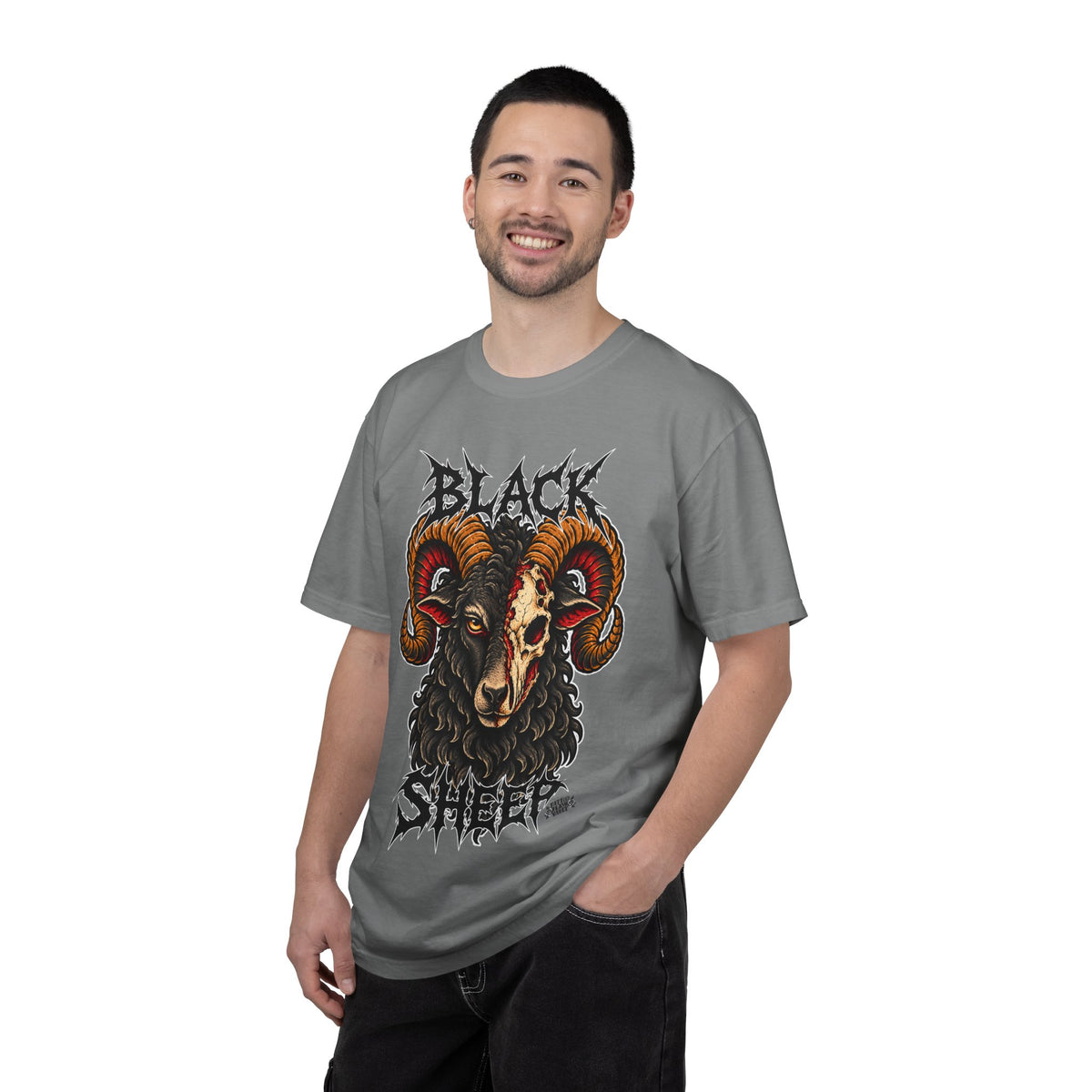 Black Sheep Tattoo Flash T-Shirt