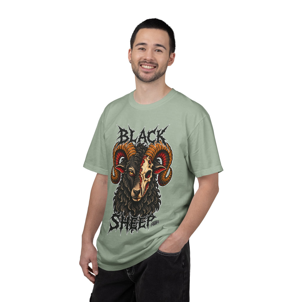 Black Sheep Tattoo Flash T-Shirt
