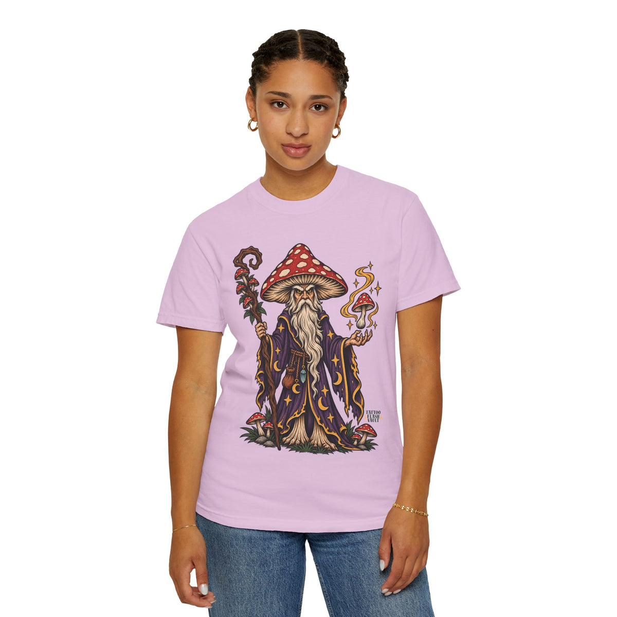Amanita Mushroom Wizard T-Shirt
