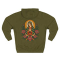 Our Lady of Guadalupe Mother Mary Flash Pullover Hoodie (Back Design)