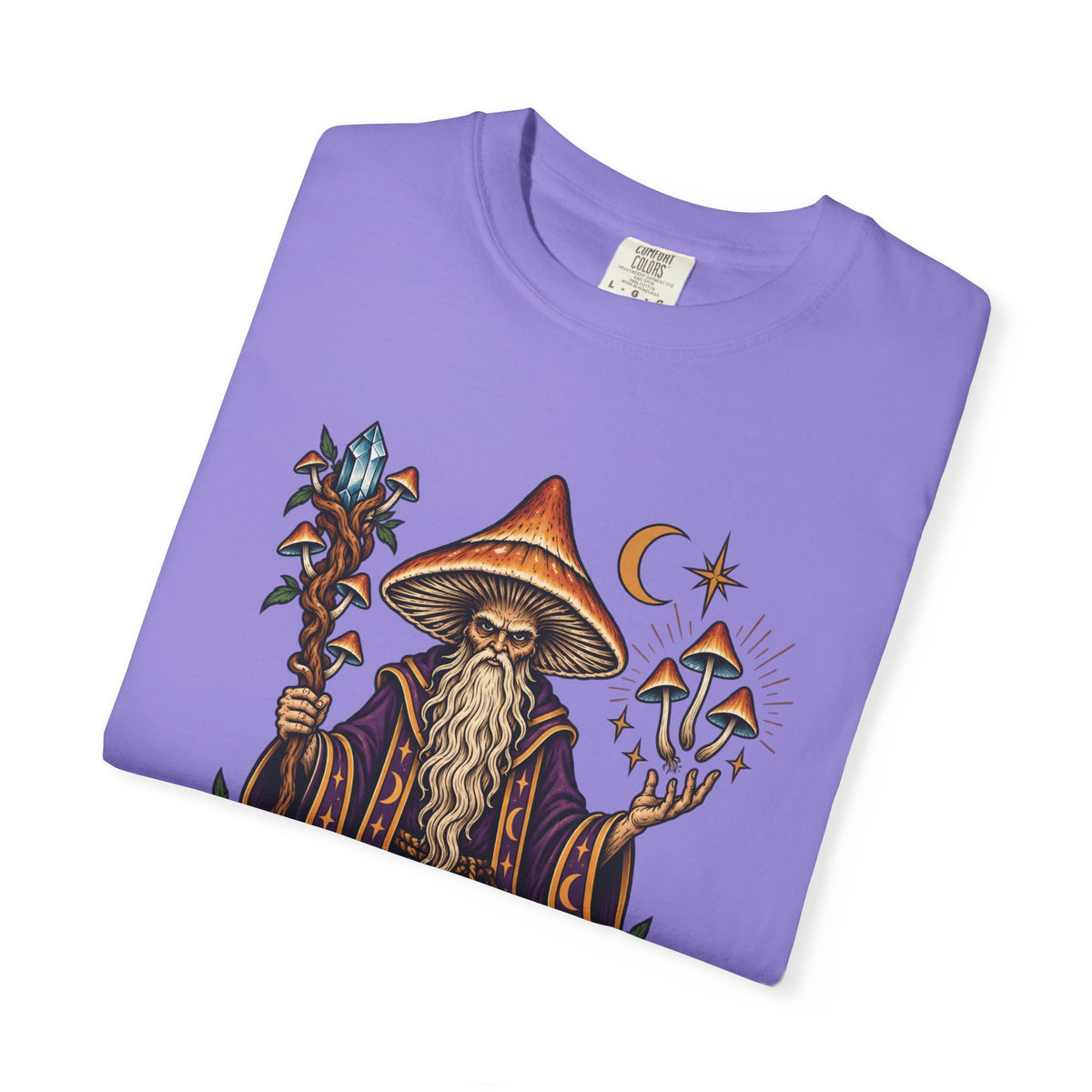 psilocybin Mushroom Wizard Tattoo Flash T-Shirt