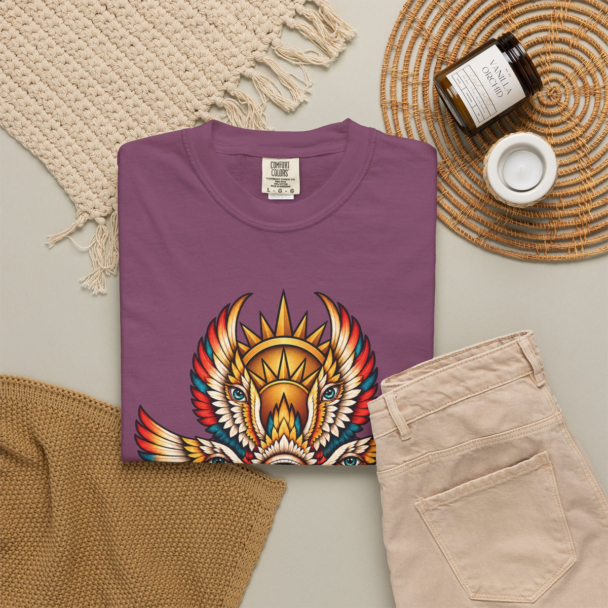 Seraphim Biblically Accurate Angel Tattoo Flash Sheet T-Shirt