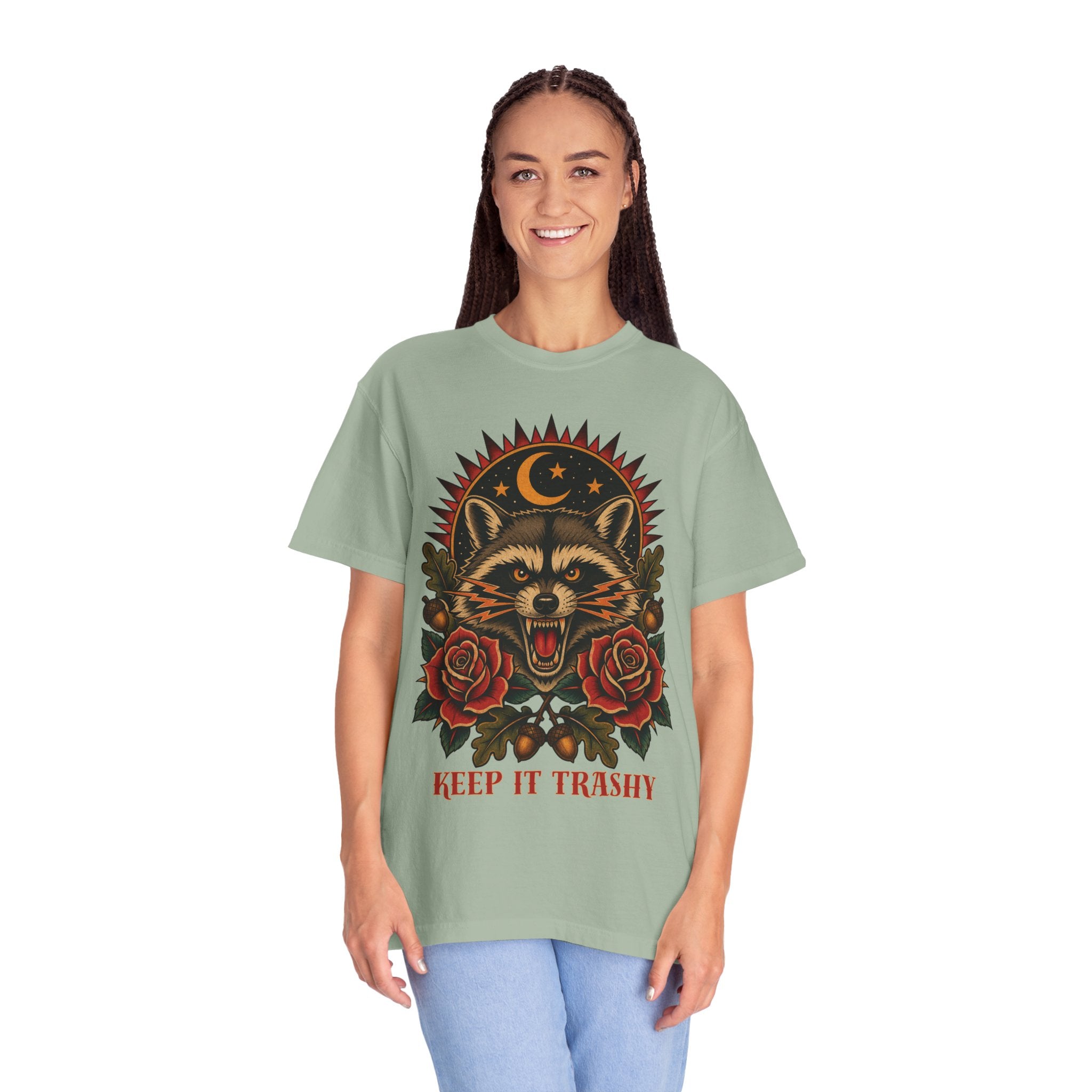 Keep It Trashy Raccoon Flash T-Shirt
