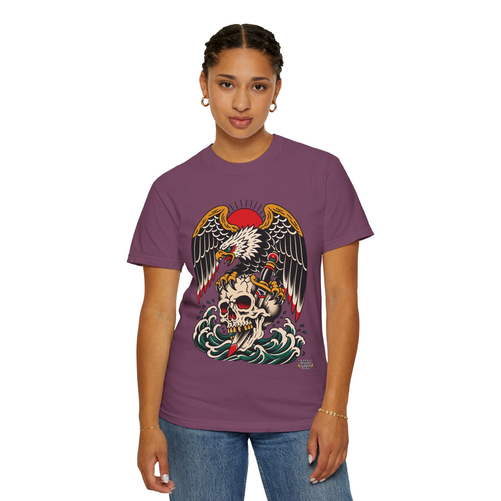 American Traditional Eagle & Skull Tattoo Flash T-Shirt