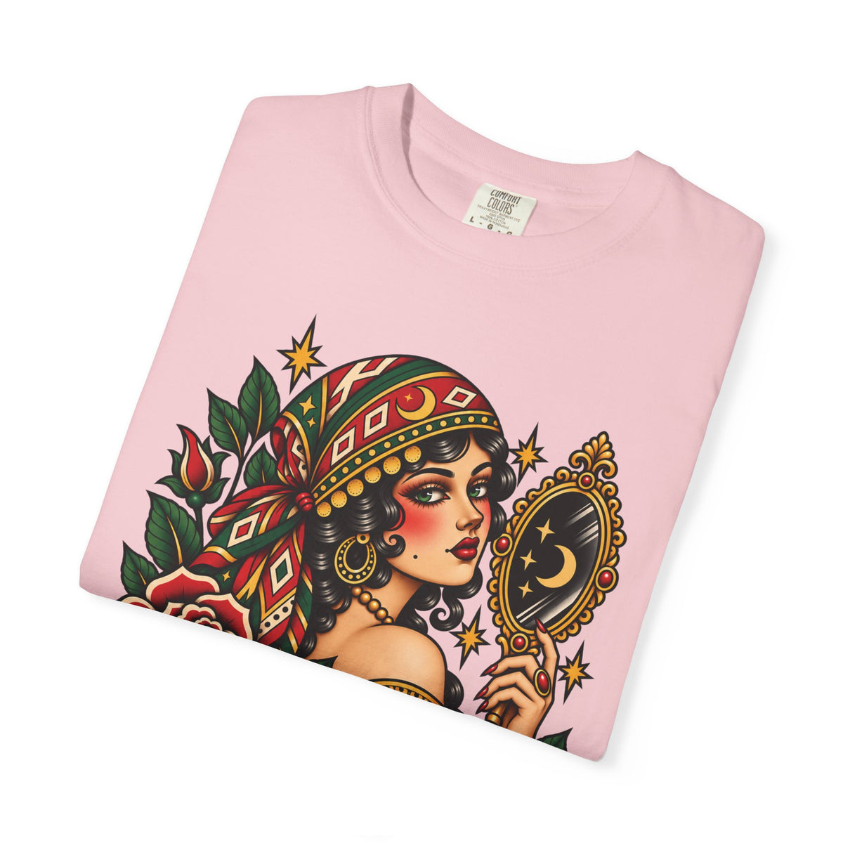 Love Yourself First Gypsy Woman Tattoo Flash Sheet T-Shirt