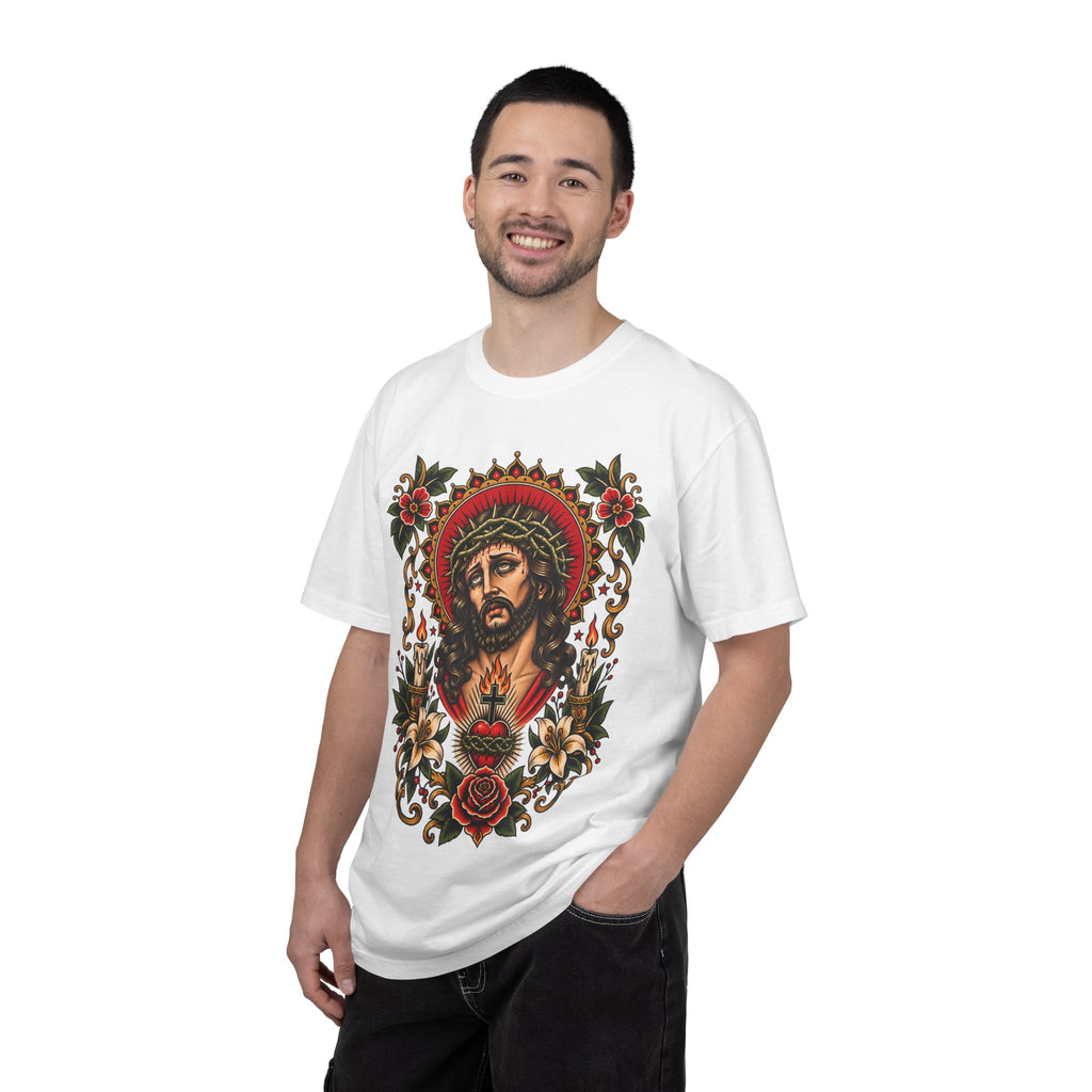 Jesus Sacred Heart Tattoo Flash T-Shirt