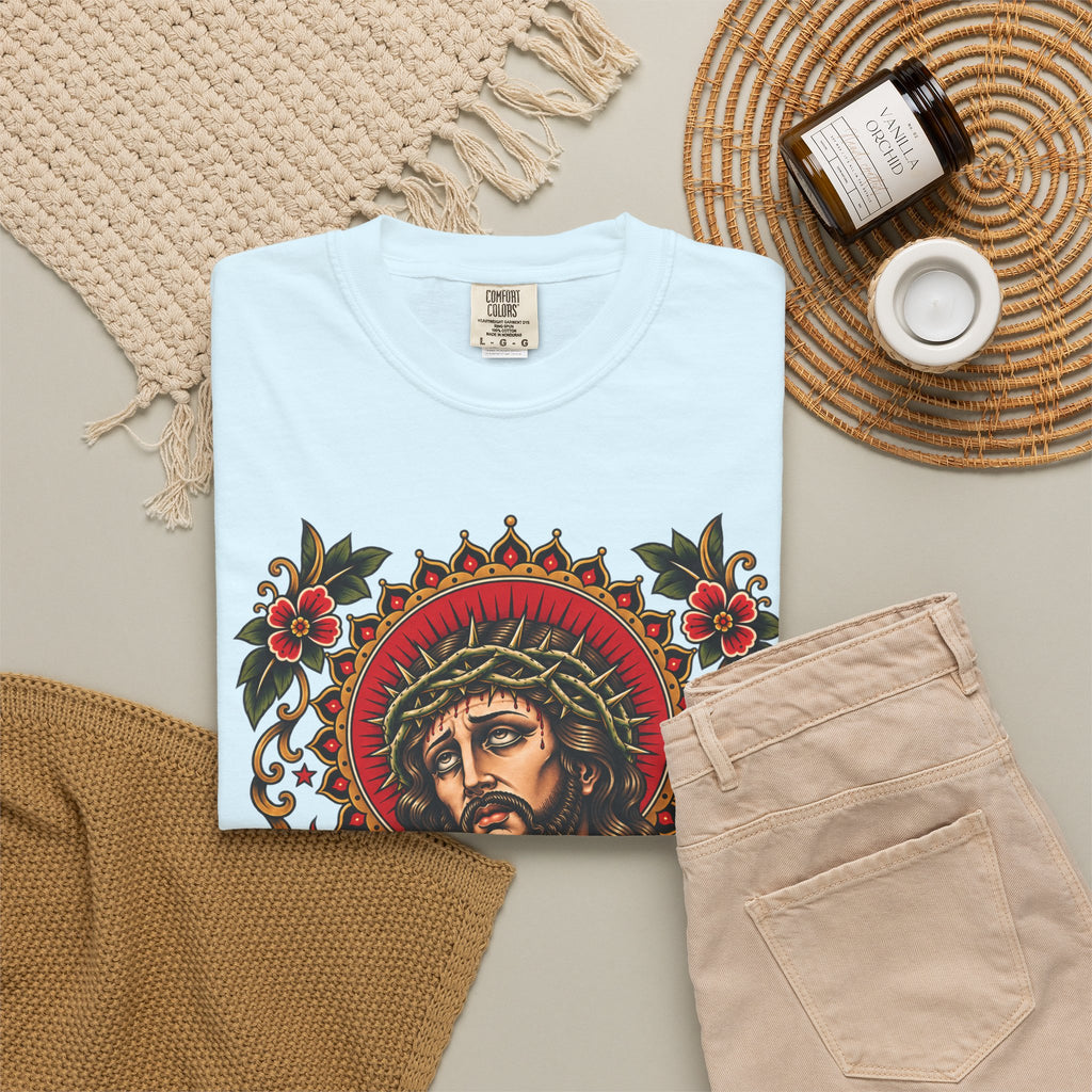Jesus Sacred Heart Tattoo Flash T-Shirt