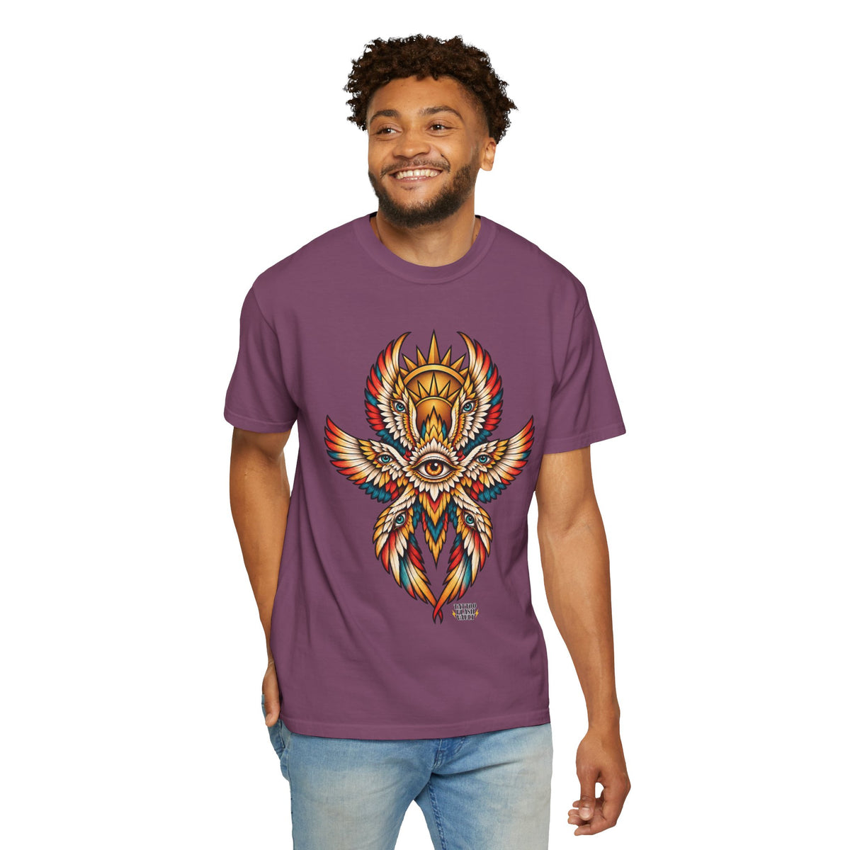Seraphim Biblically Accurate Angel Tattoo Flash Sheet T-Shirt