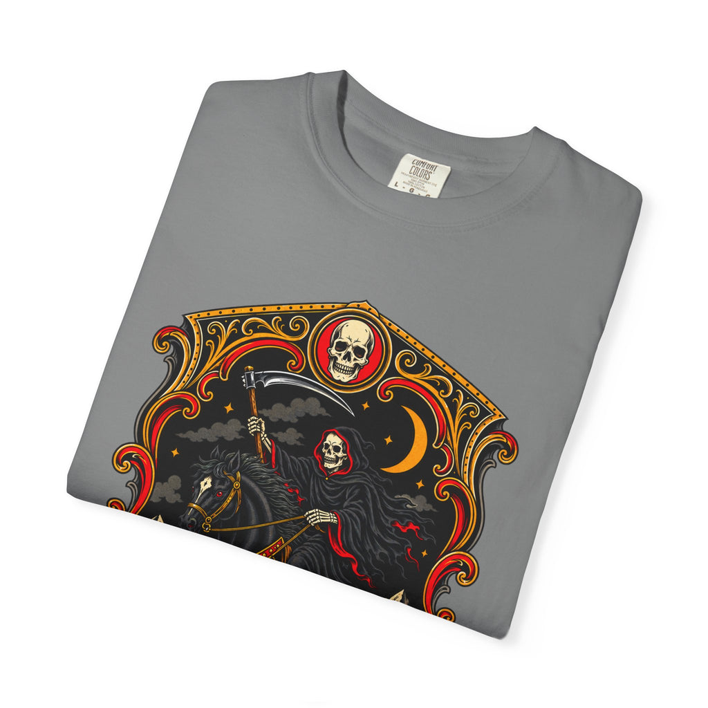 Grim Reaper Horseman Tattoo Flash T-Shirt