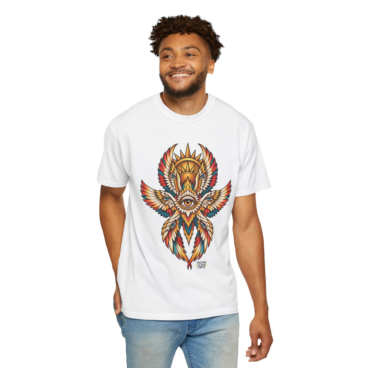 Seraphim Biblically Accurate Angel Tattoo Flash Sheet T-Shirt