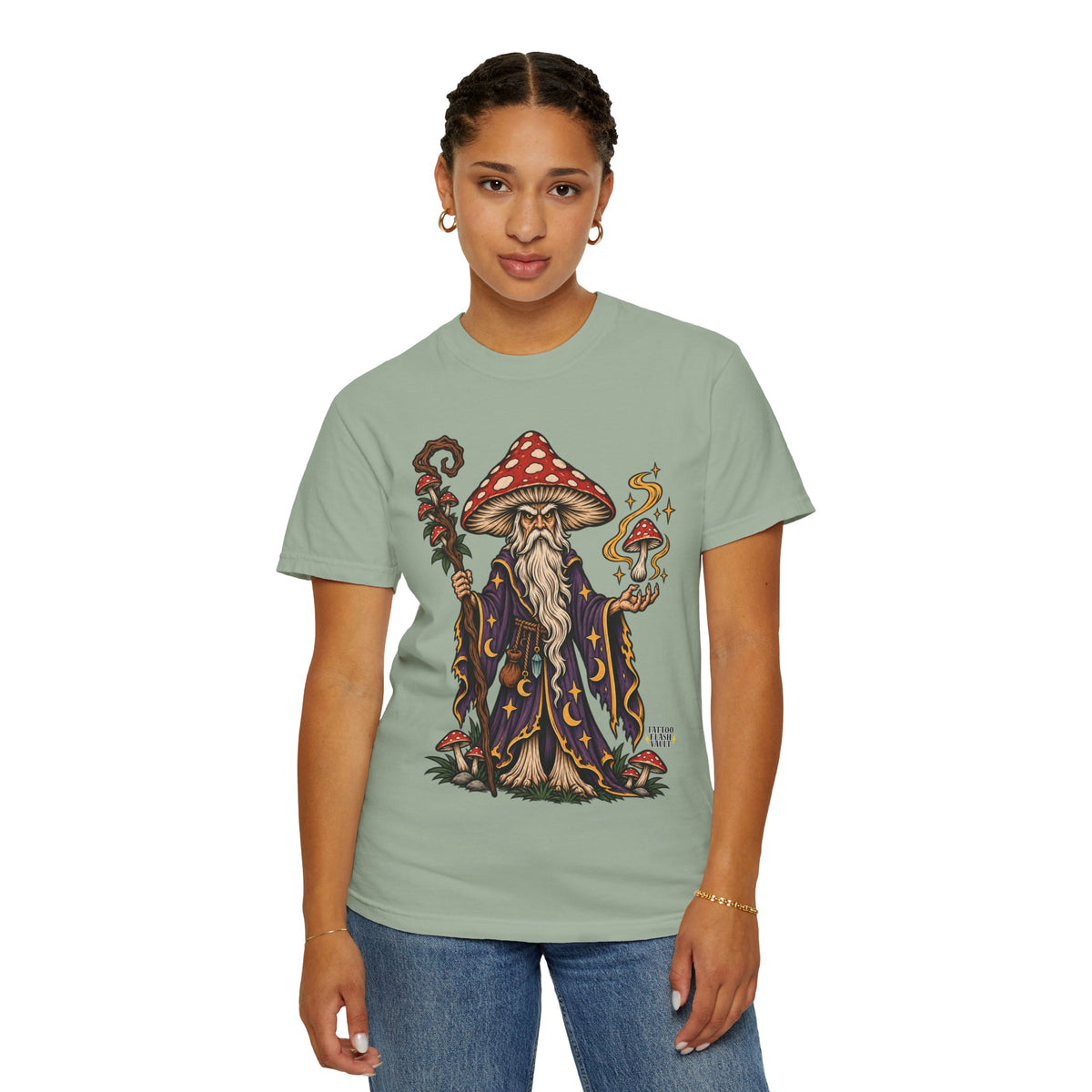 Amanita Mushroom Wizard T-Shirt