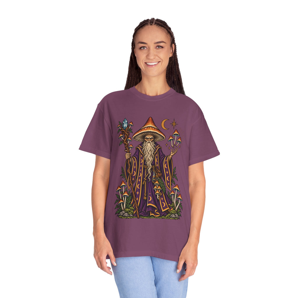 psilocybin Mushroom Wizard Tattoo Flash T-Shirt