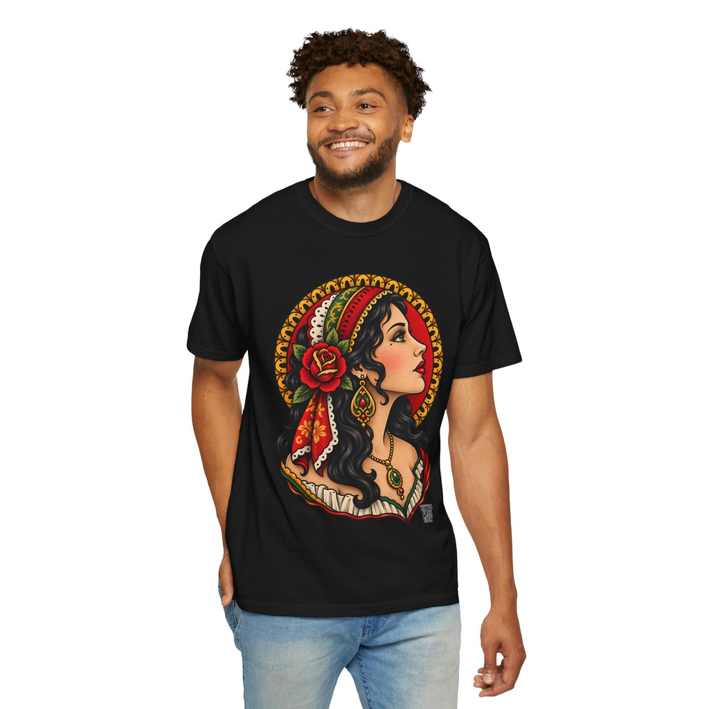Esmeralda Gypsy Tattoo Flash T shirt