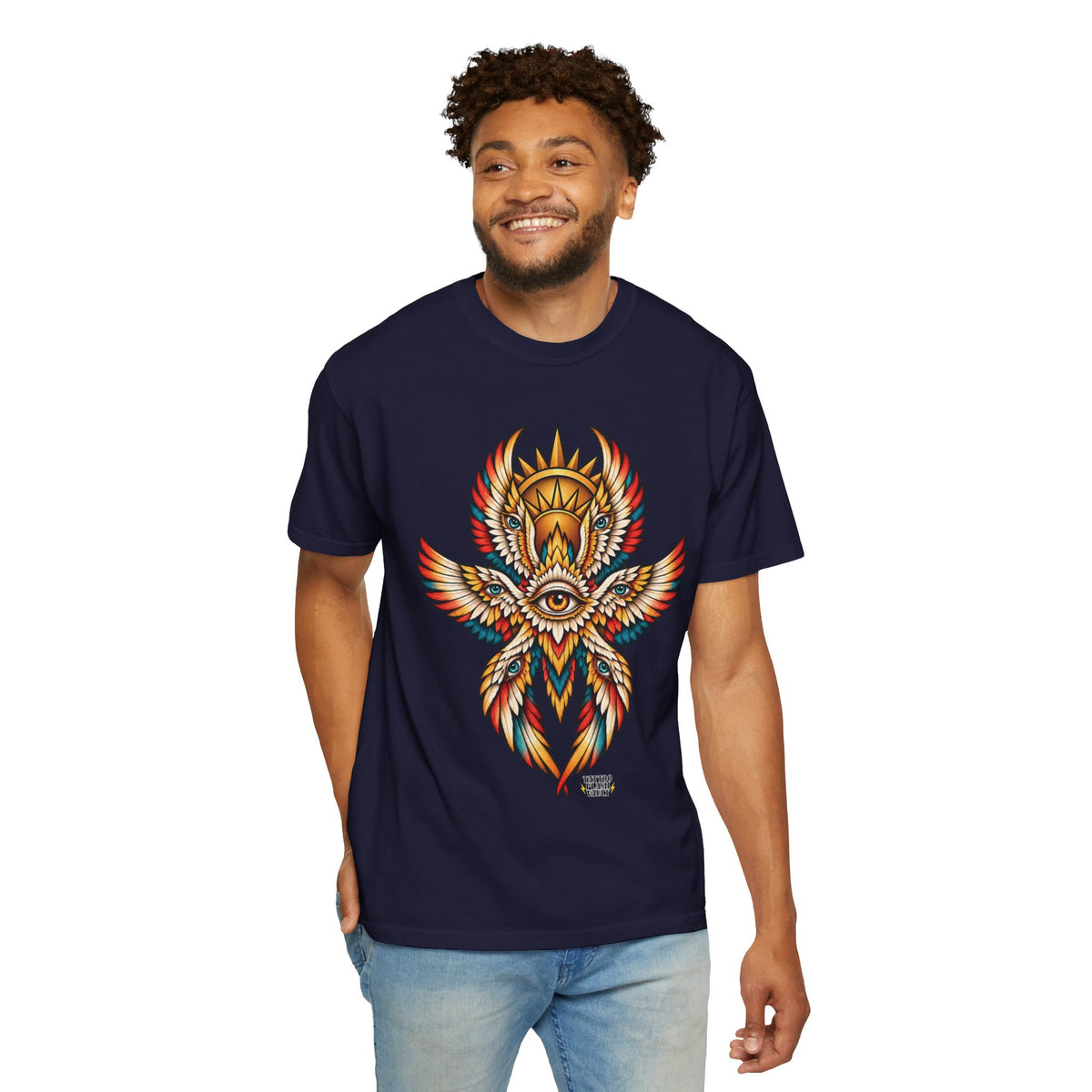 Seraphim Biblically Accurate Angel Tattoo Flash Sheet T-Shirt