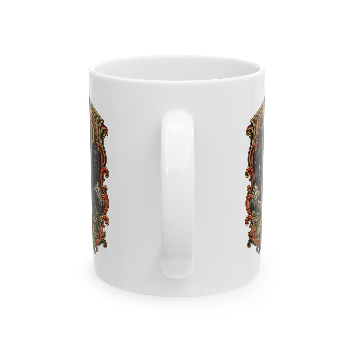 Grim Rider Tattoo Flash Coffee Mug (11oz & 15oz)