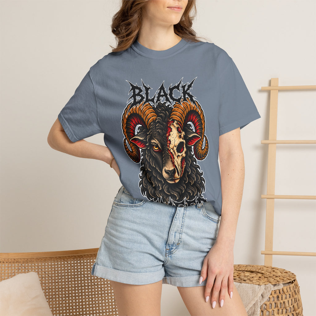 Black Sheep Tattoo Flash T-Shirt