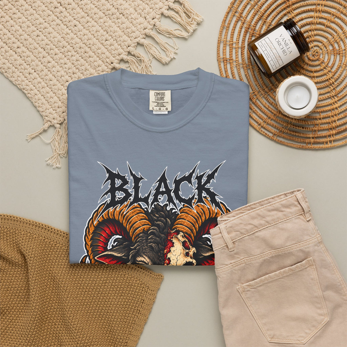 Black Sheep Tattoo Flash T-Shirt