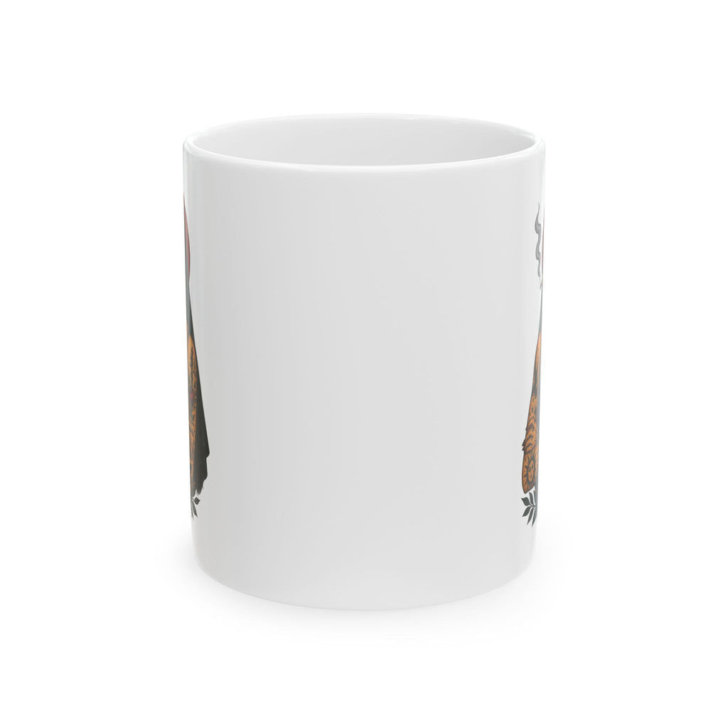 Tattooed Nun Tattoo Flash Ceramic Coffee Cup
