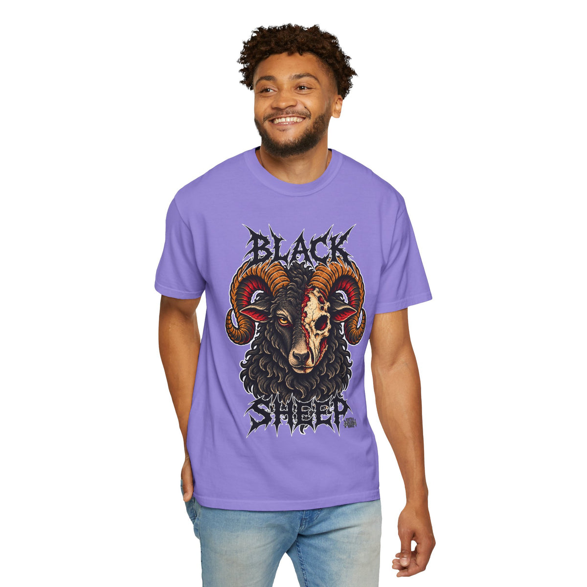 Black Sheep Tattoo Flash T-Shirt