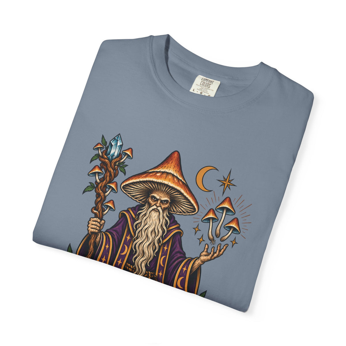 psilocybin Mushroom Wizard Tattoo Flash T-Shirt