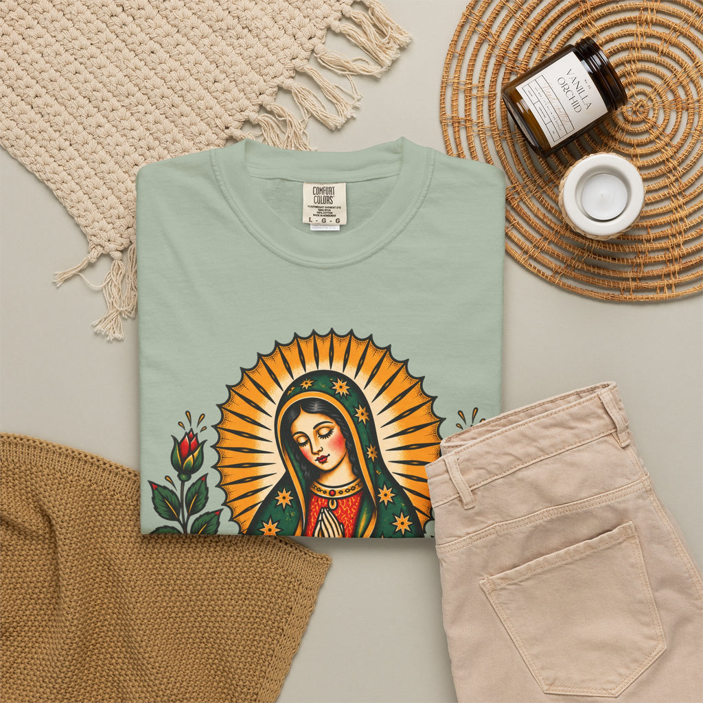 Our Lady of Guadalupe Tattoo Flash T-Shirt