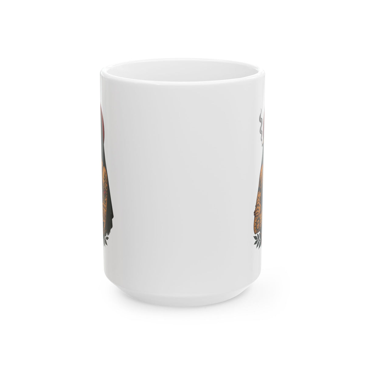 Tattooed Nun Tattoo Flash Ceramic Coffee Cup