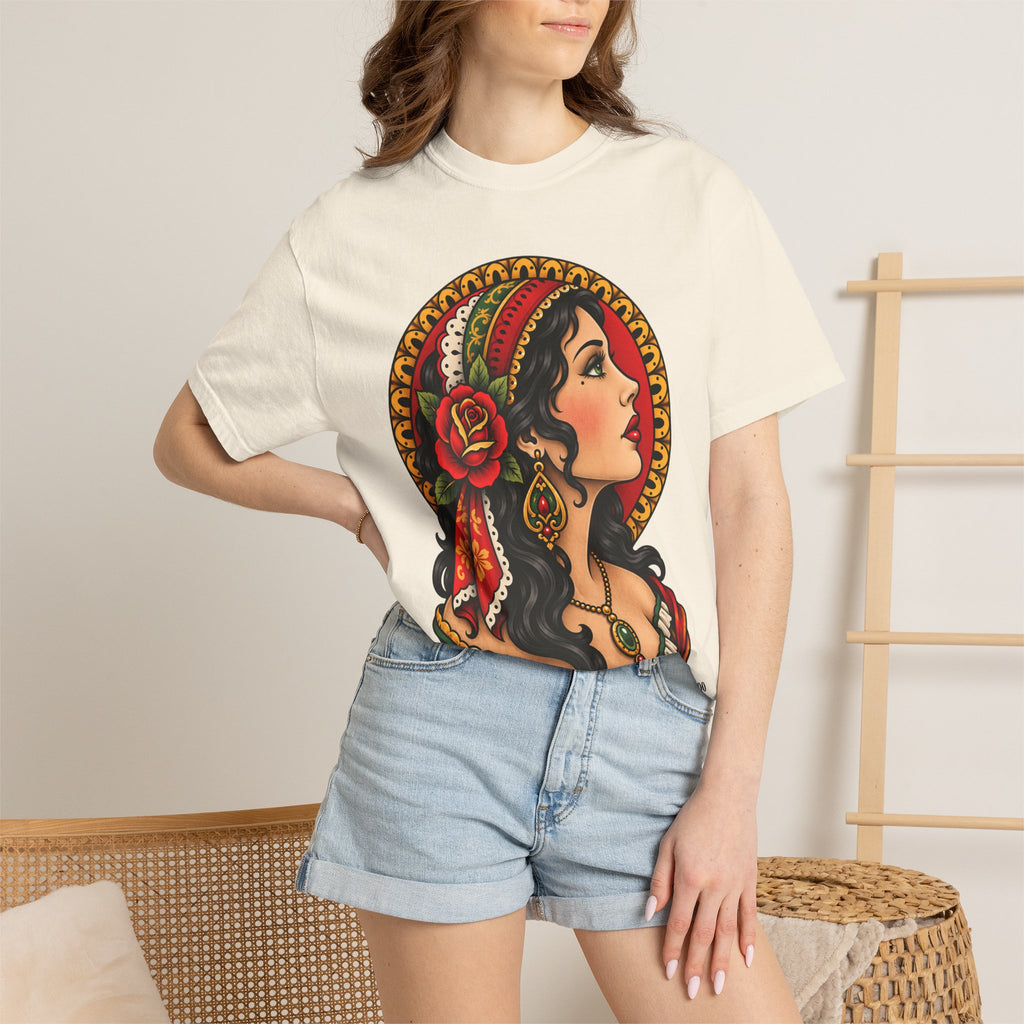 Esmeralda Gypsy Tattoo Flash T shirt