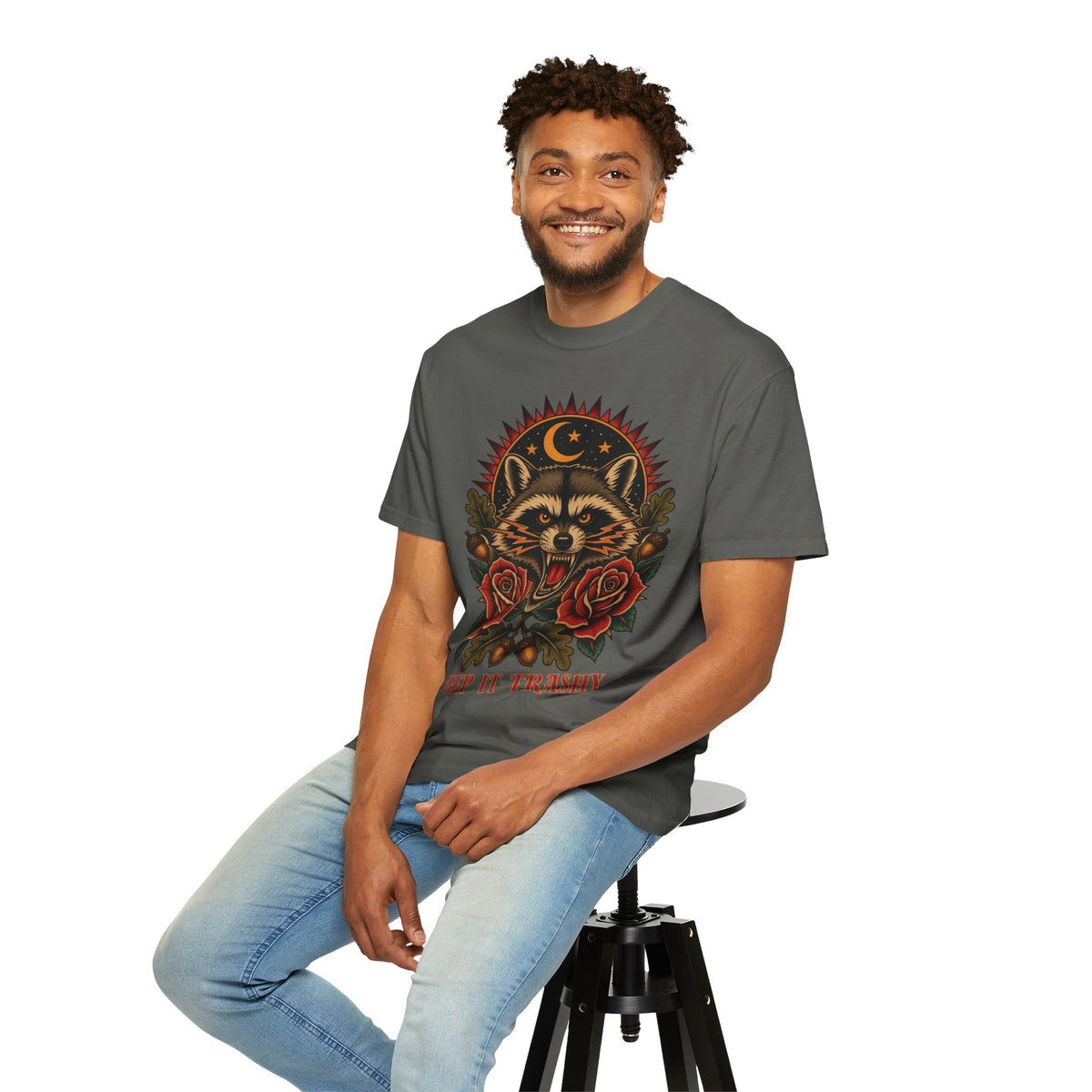 Keep It Trashy Raccoon Flash T-Shirt