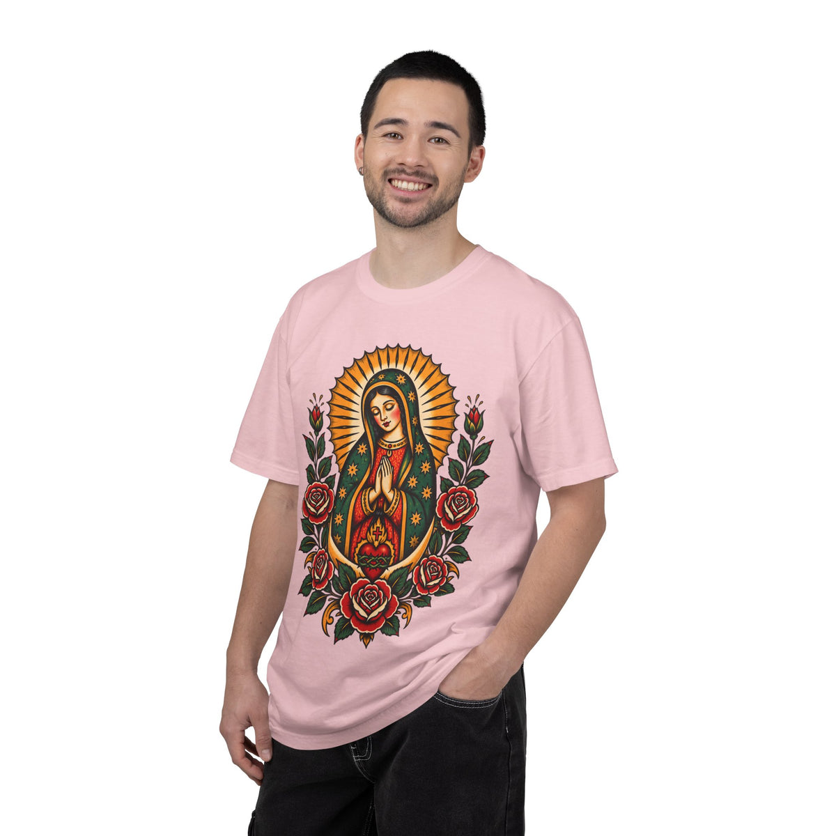 Our Lady of Guadalupe Tattoo Flash T-Shirt