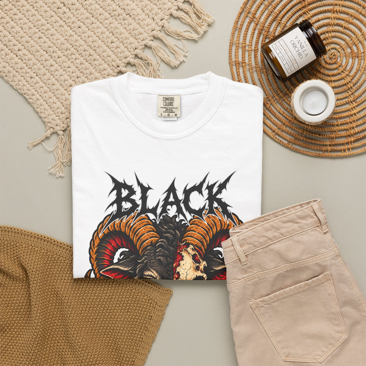 Black Sheep Tattoo Flash T-Shirt