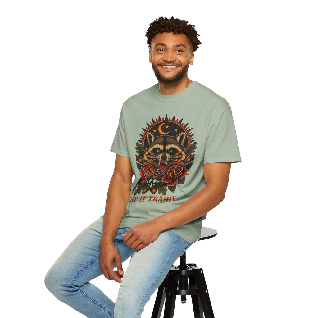 Keep It Trashy Raccoon Flash T-Shirt