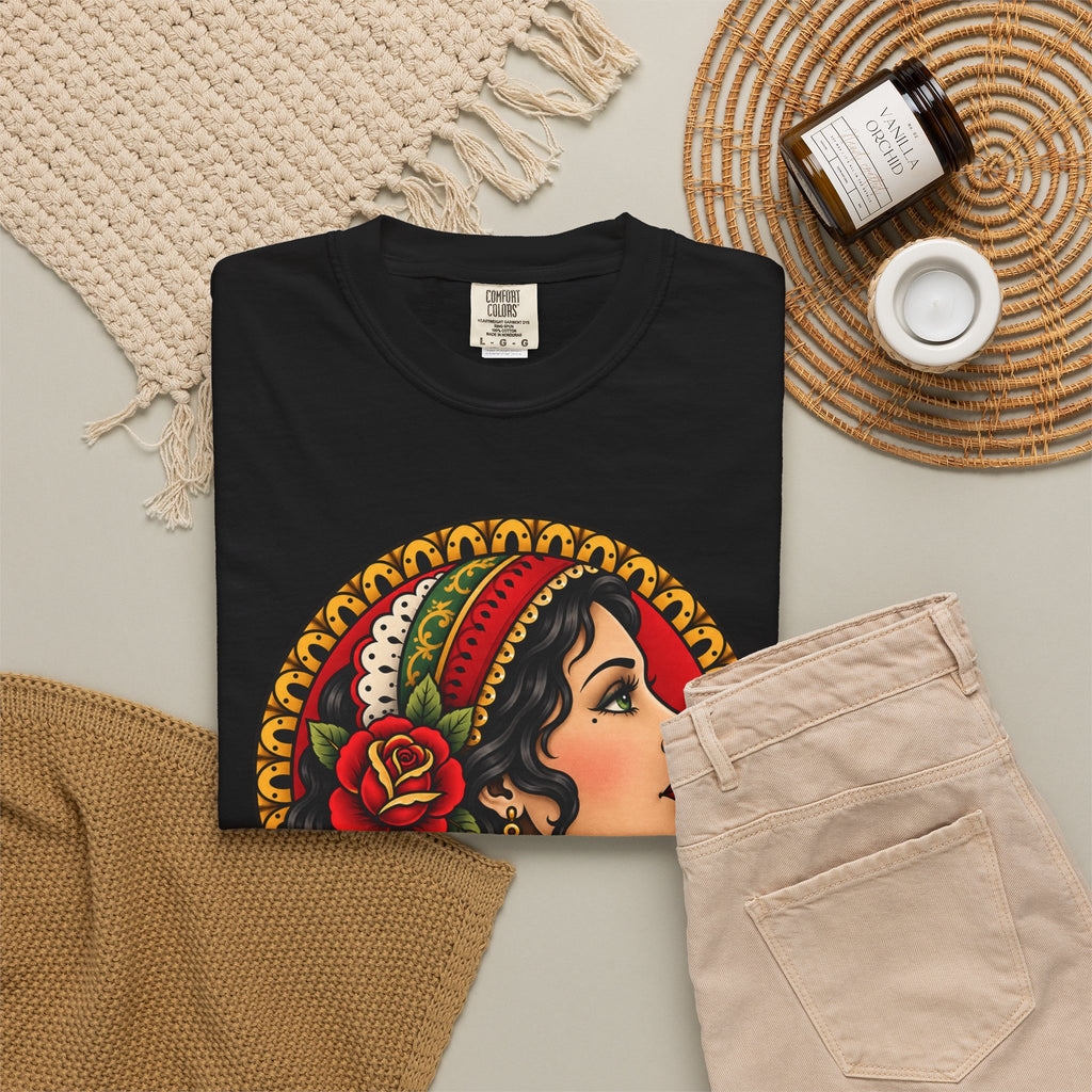 Esmeralda Gypsy Tattoo Flash T shirt