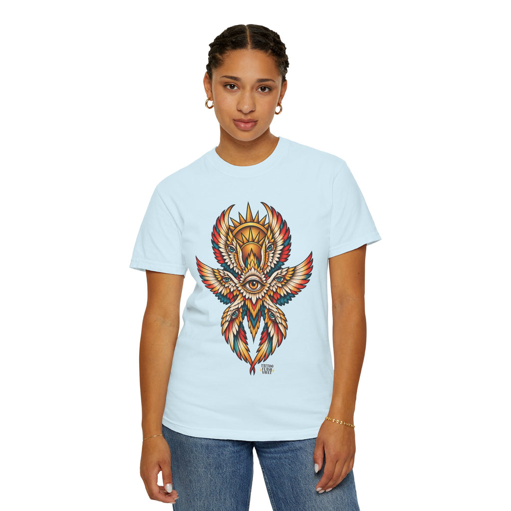 Seraphim Biblically Accurate Angel Tattoo Flash Sheet T-Shirt