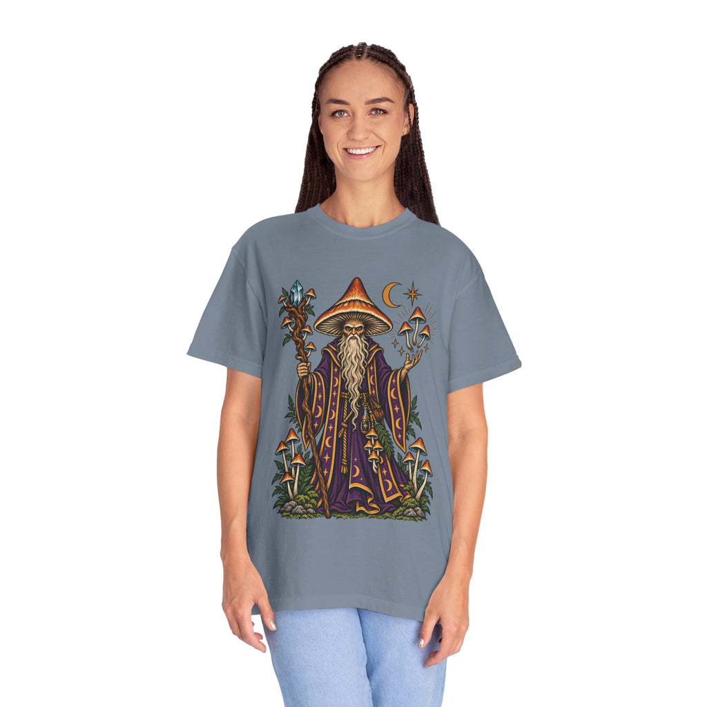 psilocybin Mushroom Wizard Tattoo Flash T-Shirt