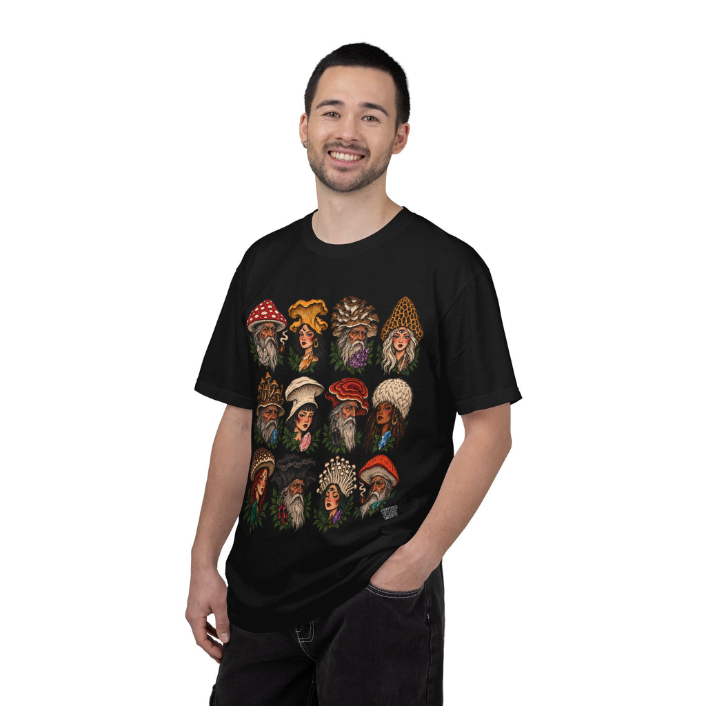 Mushroom Folks Tattoo Flash T Shirt