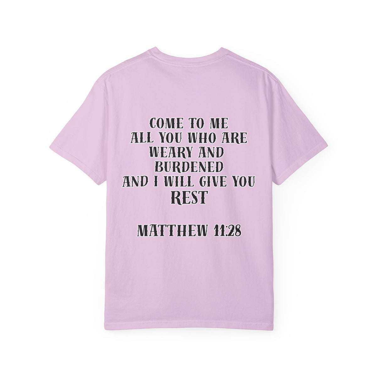 Matthew 11:28 Jesus Cross Tattoo Flash T-Shirt