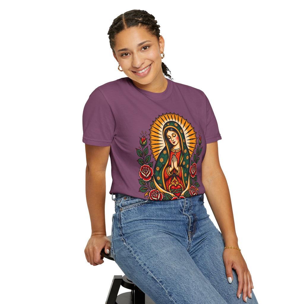 Our Lady of Guadalupe Tattoo Flash T-Shirt