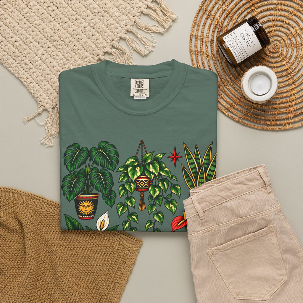Houseplant Tattoo Flash T-Shirt