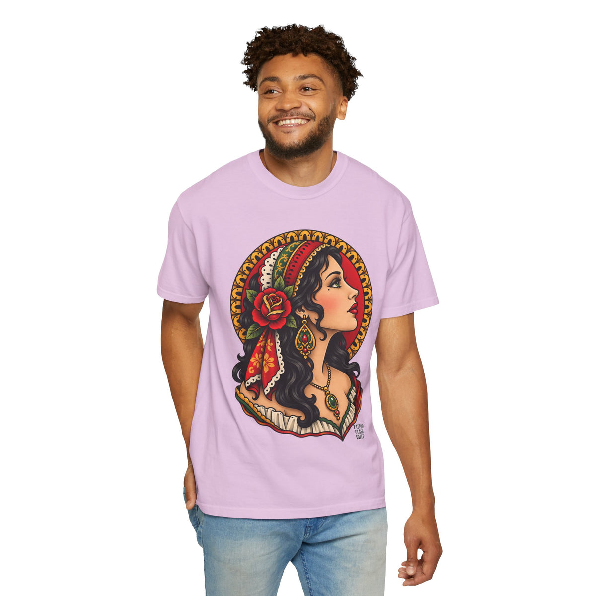 Esmeralda Gypsy Tattoo Flash T shirt