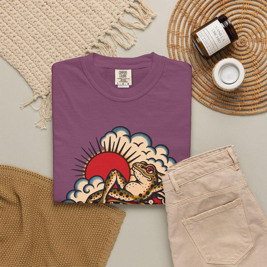 Frog & Lady of The Lake Tattoo Flash T-Shirt