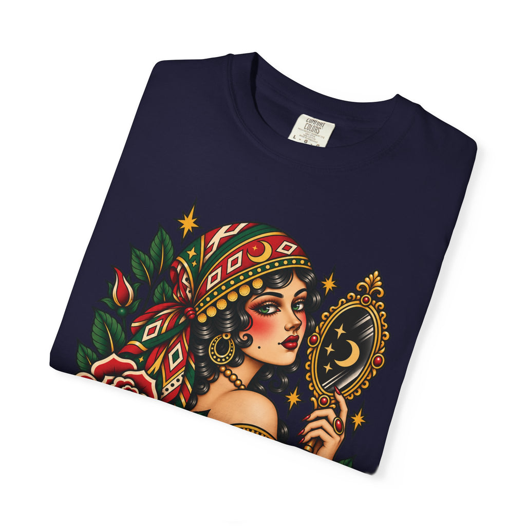 Love Yourself First Gypsy Woman Tattoo Flash Sheet T-Shirt