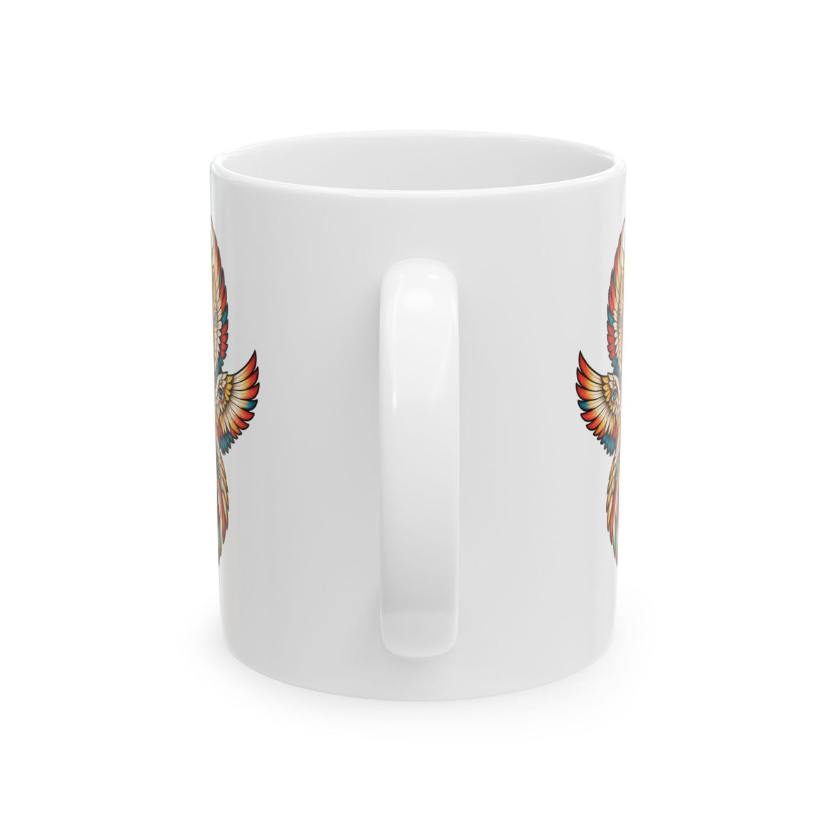 Seraphim Biblically Accurate Angel Tattoo Flash Coffee Mug (11oz & 15oz)