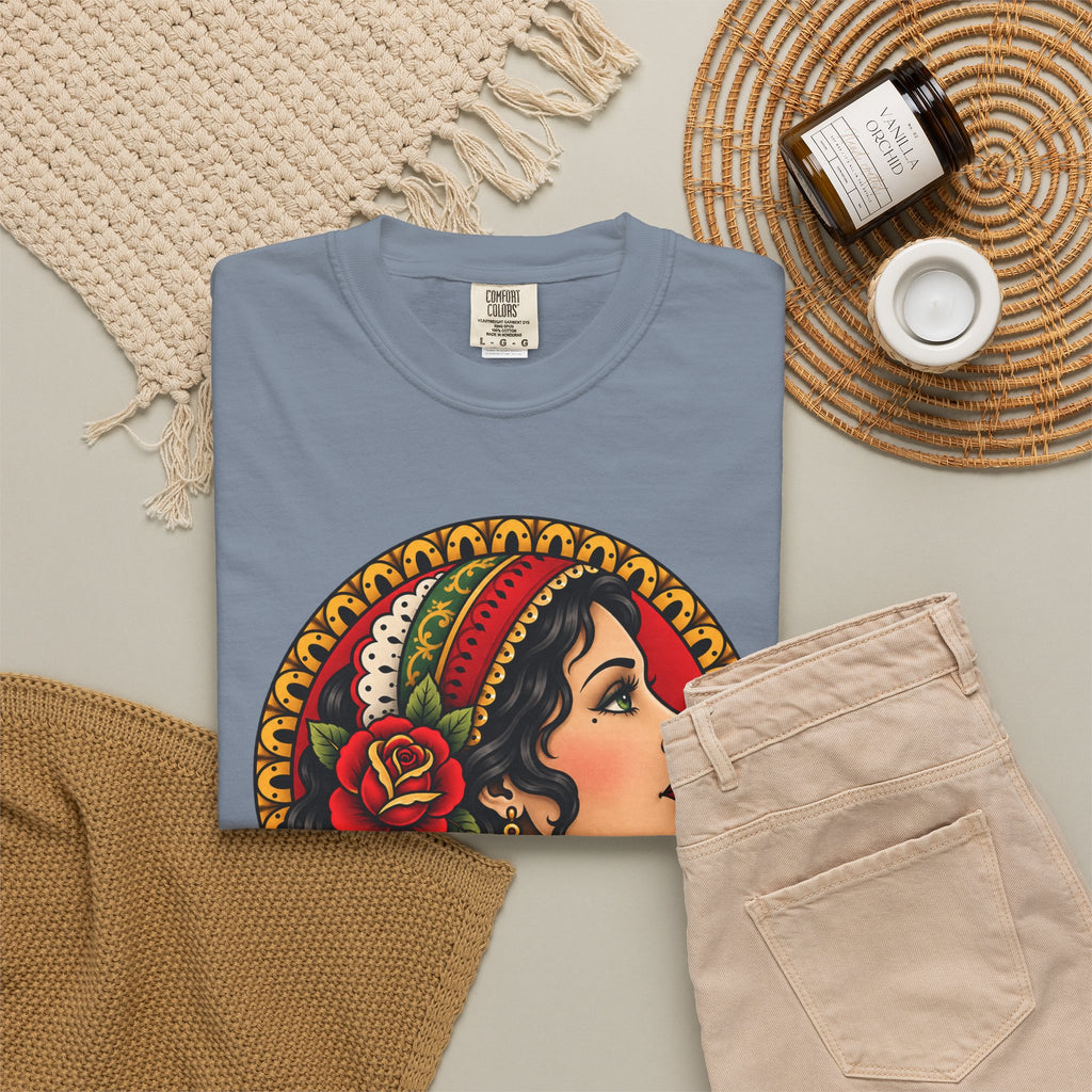 Esmeralda Gypsy Tattoo Flash T shirt