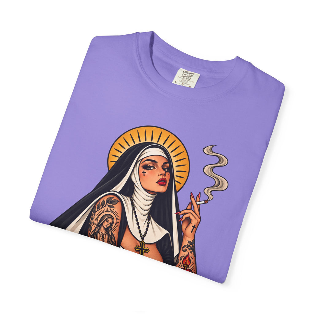 Rebel Nun Tattoo Flash T-Shirt